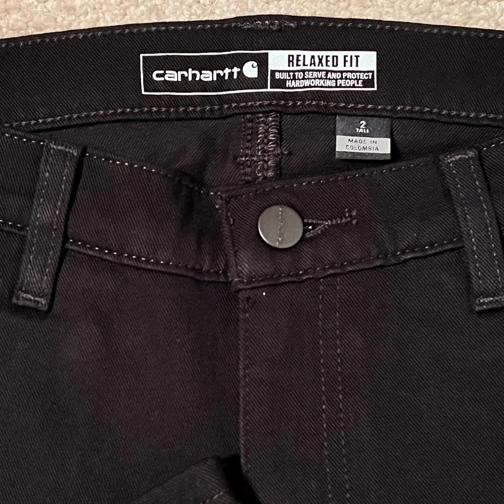 NWT Carhartt Women’s Rugged Flex Relaxed Fit Twill Double-Front Work Pants - Picture 3 of 5